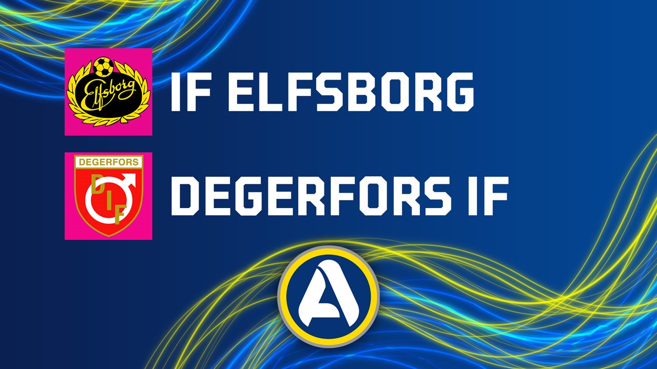 Elfsborg vs Degerfors poster