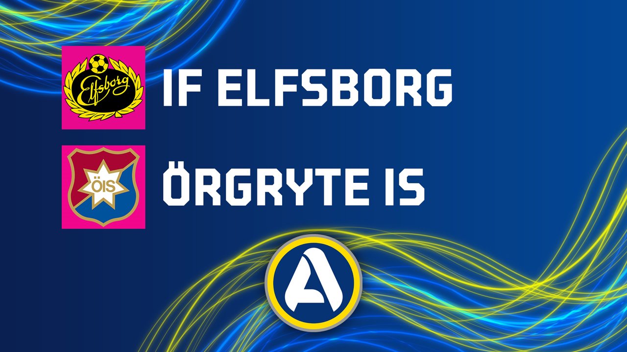 Elfsborg vs Örgryte poster