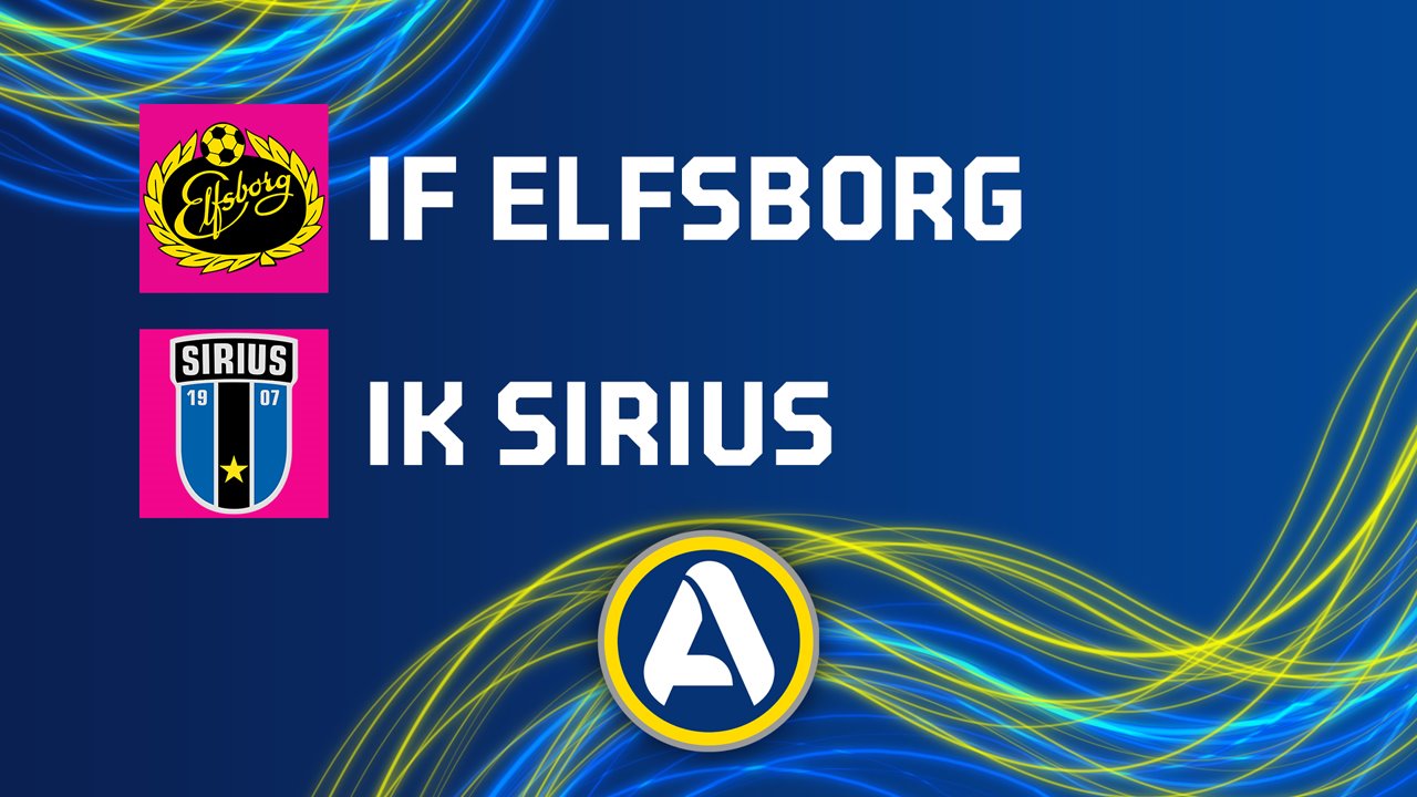 Elfsborg vs Sirius poster