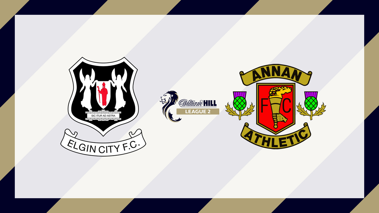 Elgin City vs Annan Athletic poster