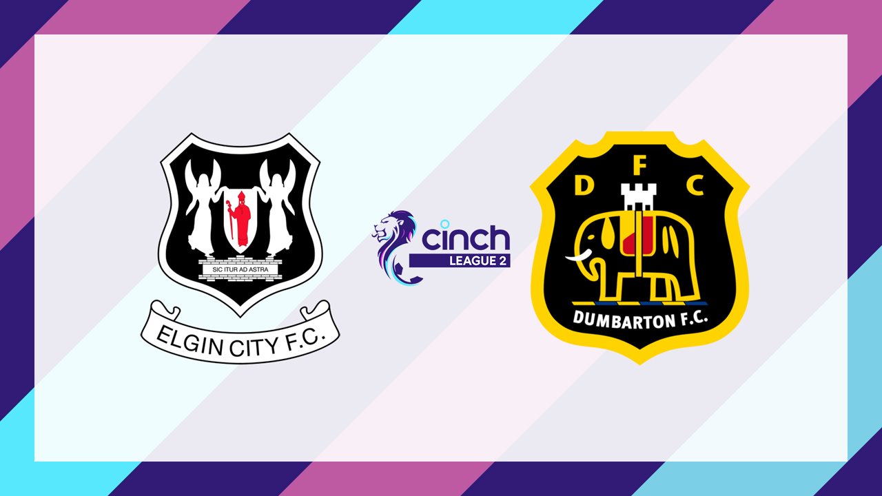 Elgin City vs Dumbarton poster