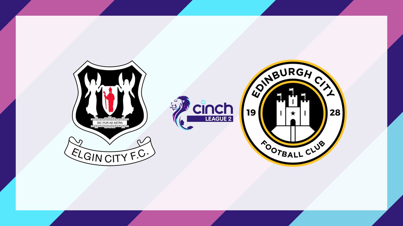 Elgin City vs Edinburgh City poster