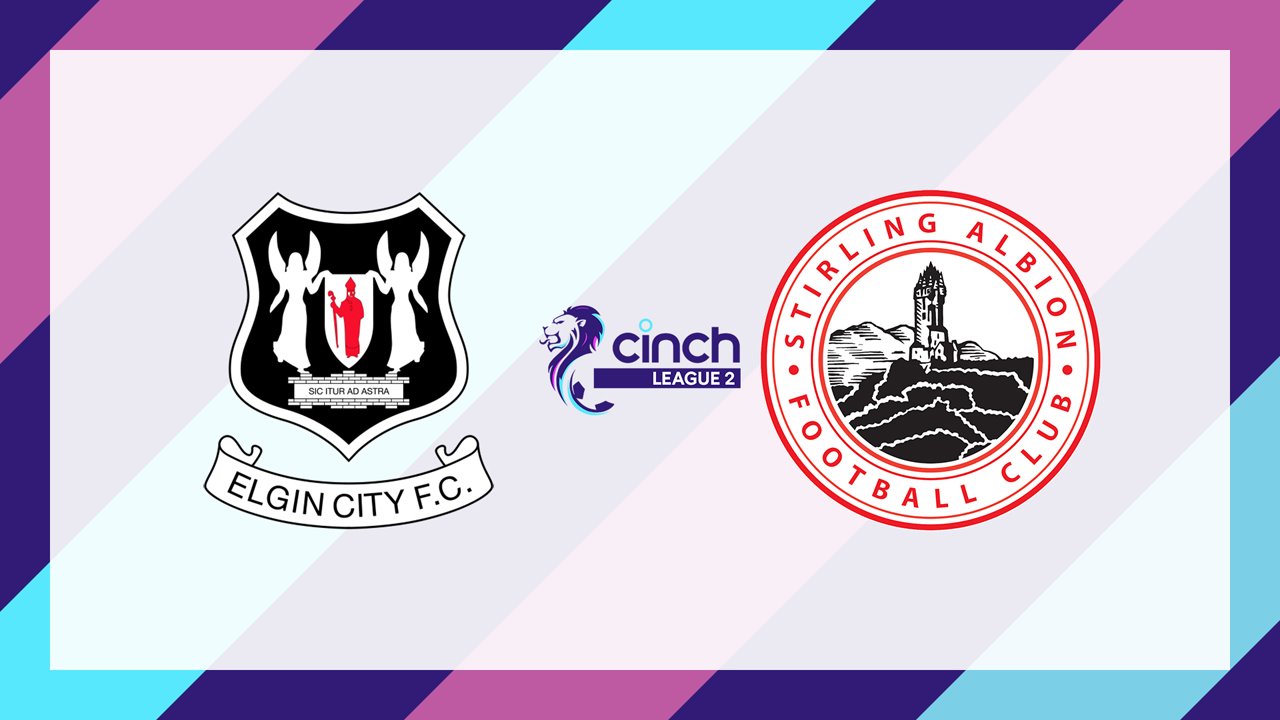 Elgin City vs Stirling Albion poster