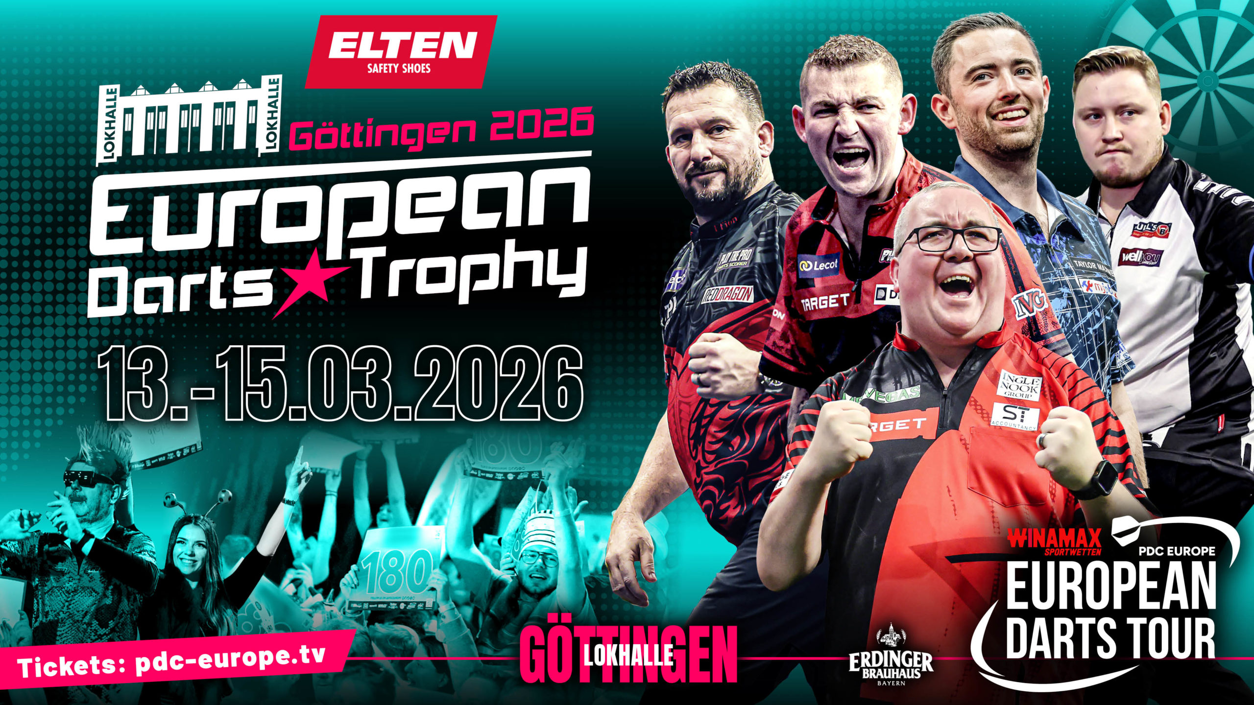 Elten Safety Shoes European Darts Trophy Day 1 image