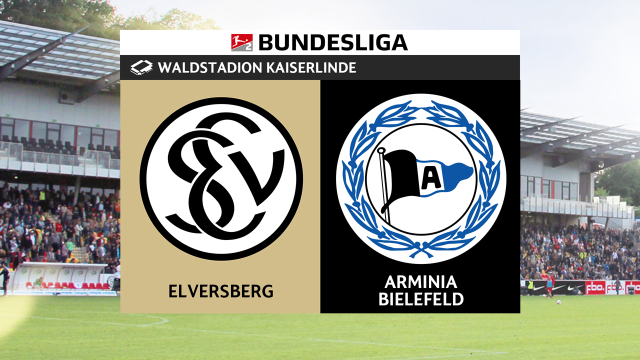Elversberg vs Arminia Bielefeld poster