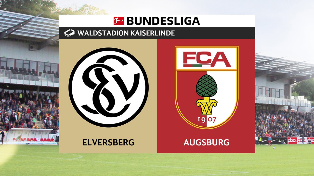 Elversberg vs Augsburg poster