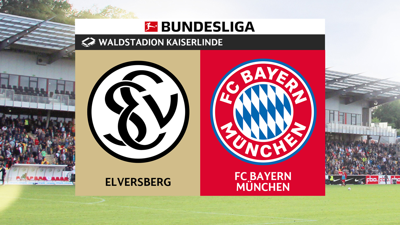 Elversberg vs Bayern Munich poster