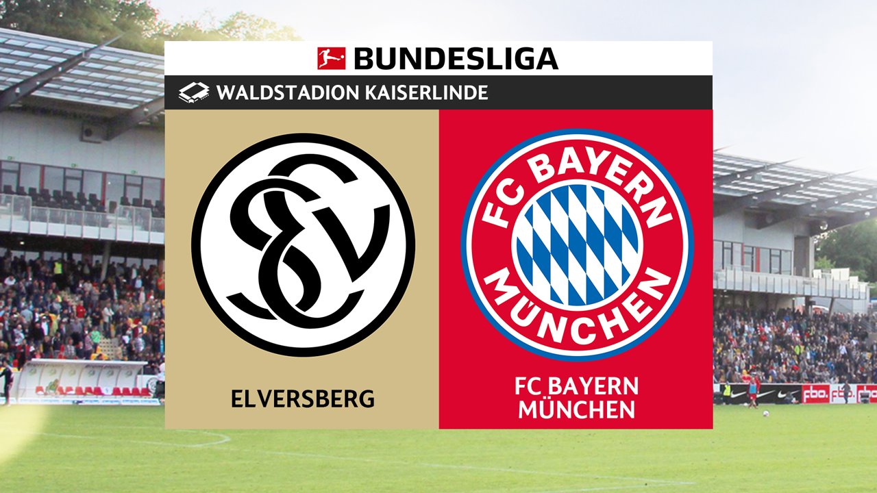 Elversberg vs Bayern Munich poster