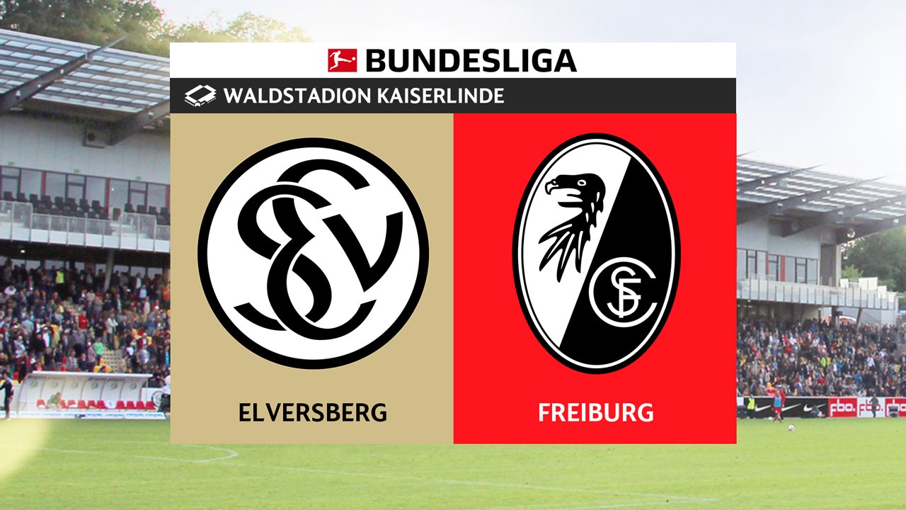 Elversberg vs Freiburg poster