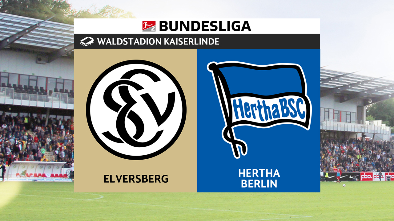 Elversberg vs Hertha poster