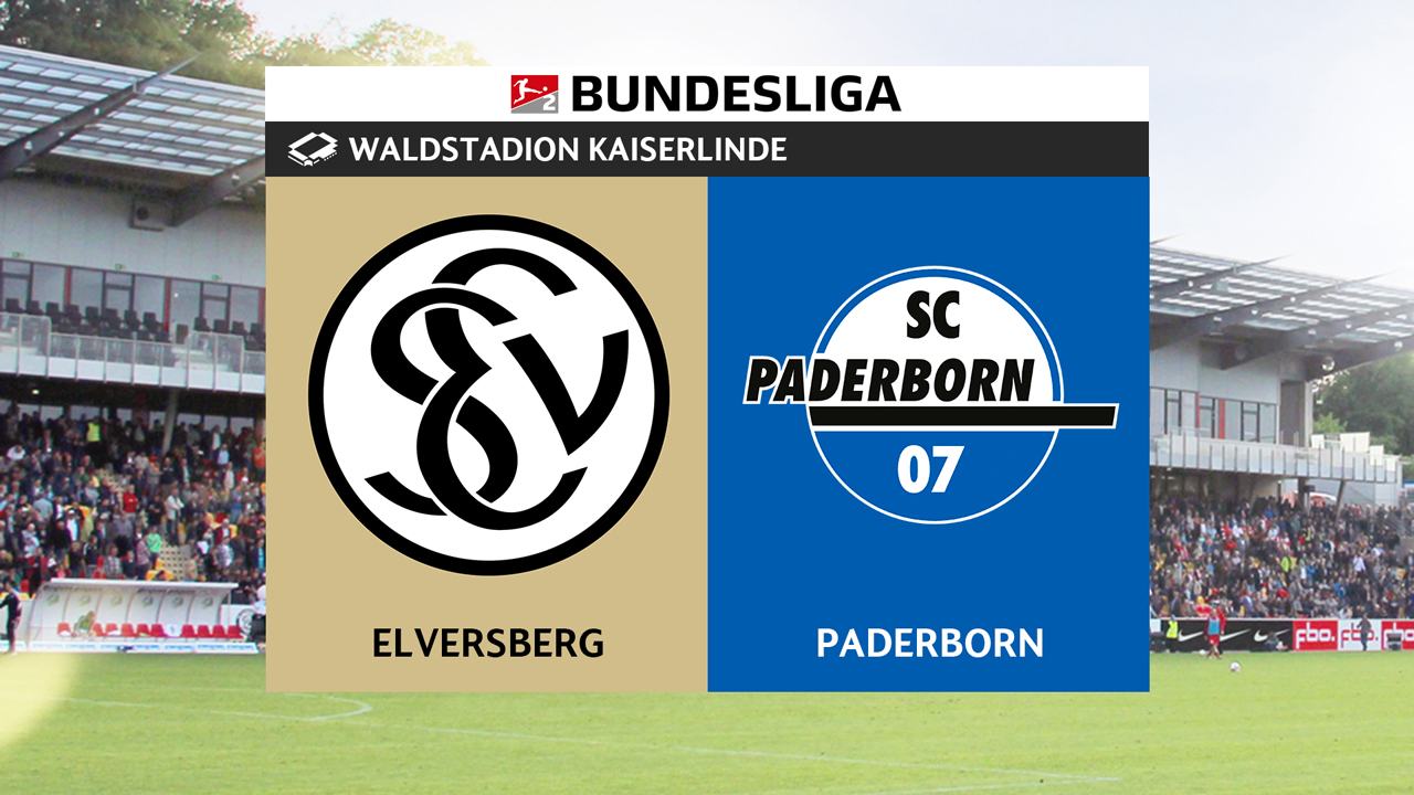 Elversberg vs Paderborn poster
