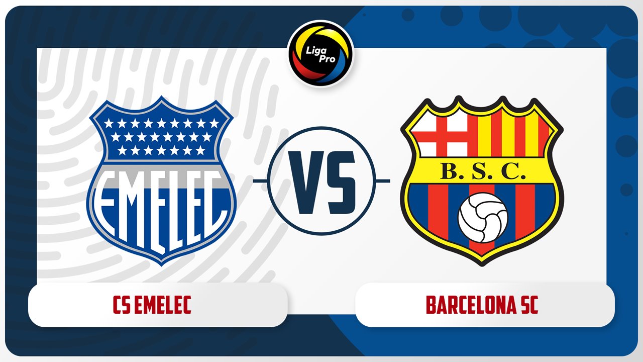 Emelec vs Barcelona SC poster