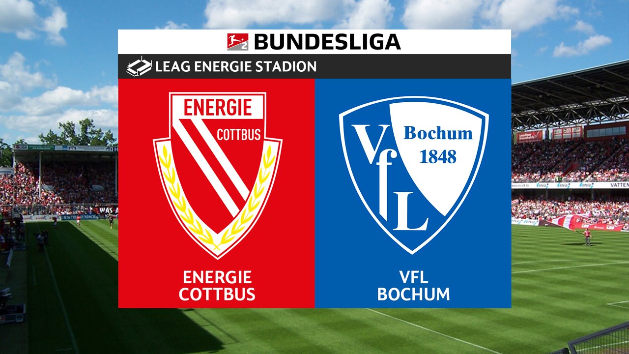 Energie Cottbus vs Bochum poster