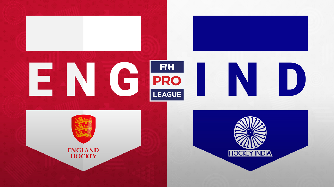 England Hockey vs India Hockey poster
