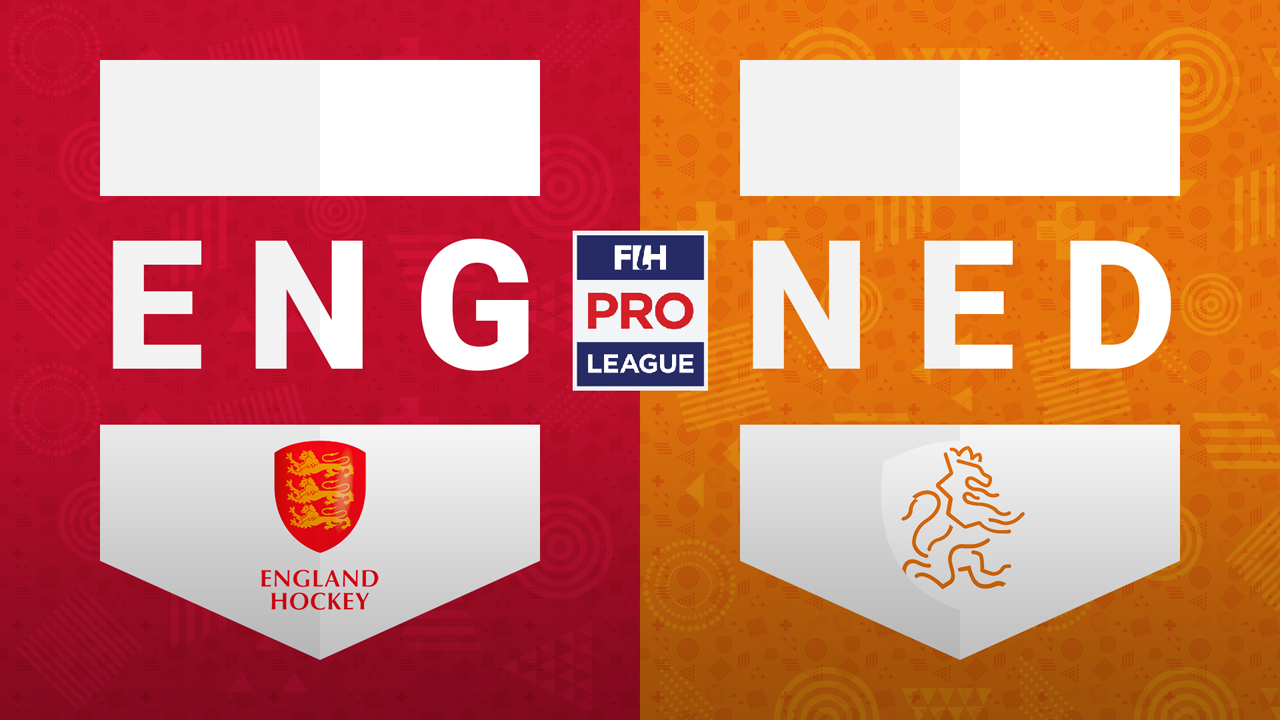England Hockey vs Netherlands Hockey poster