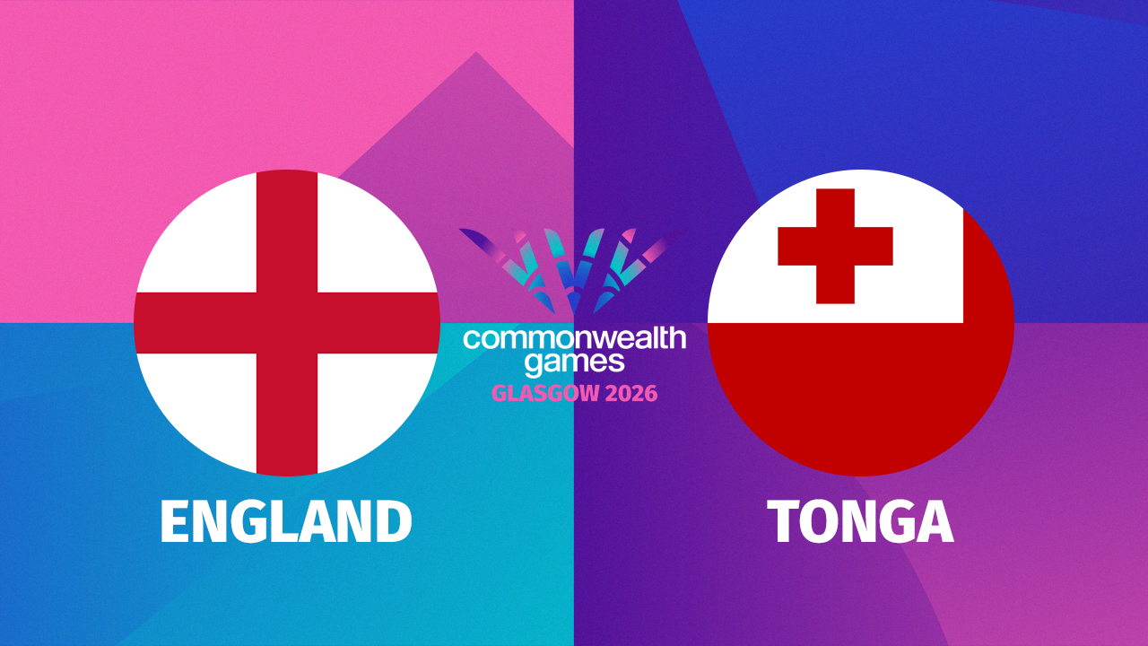 England Netball vs Tonga Netball poster