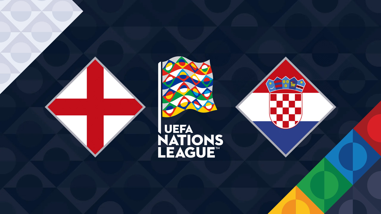 England vs Croatia poster