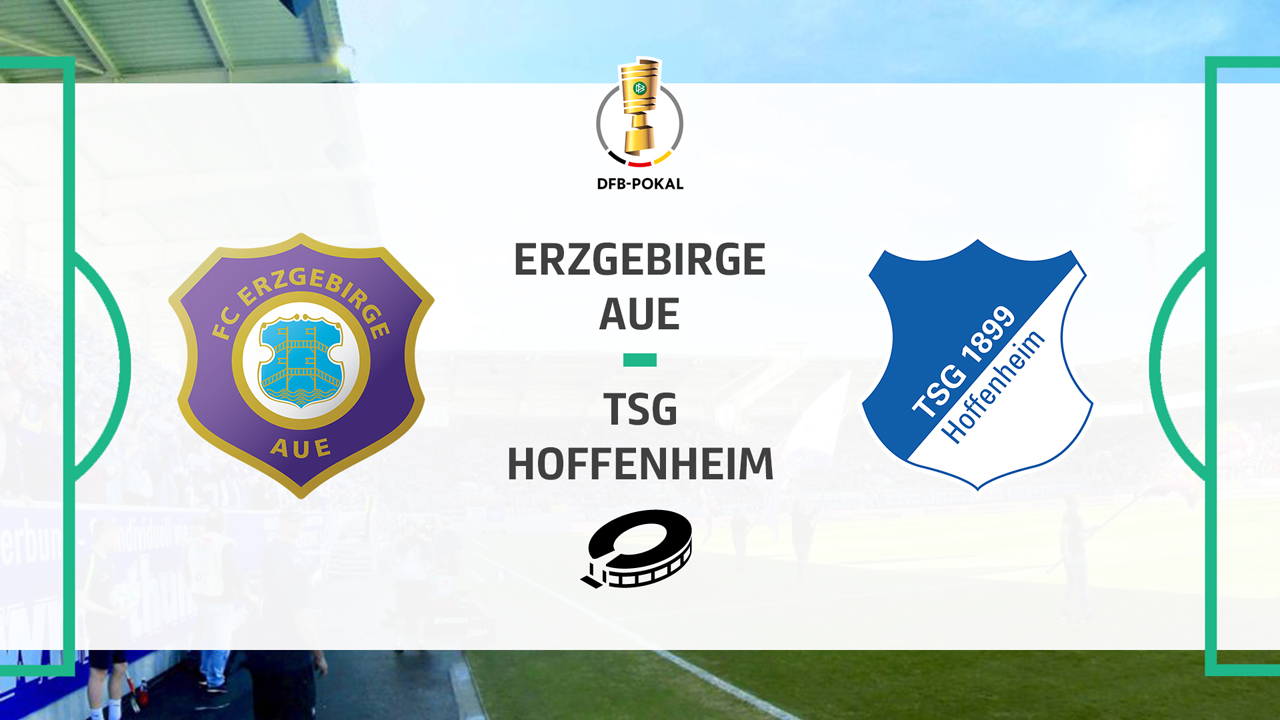 Erzgebirge Aue vs Hoffenheim poster