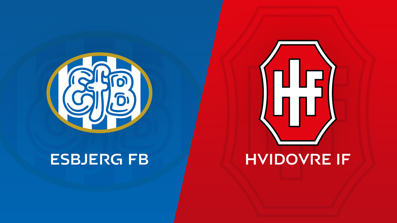 Esbjerg vs Hvidovre IF poster