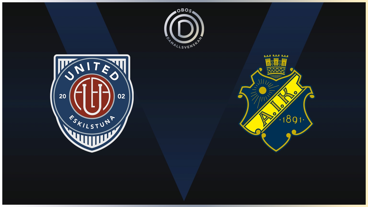 Eskilstuna United Women vs AIK Women poster