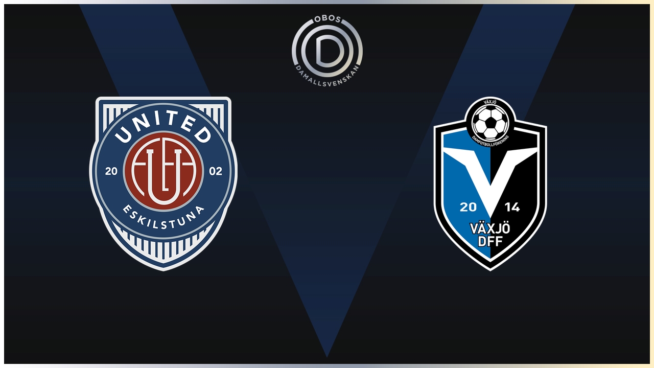 Eskilstuna United Women vs Växjö poster