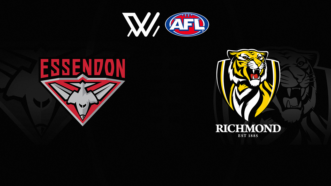 Essendon Bombers Women vs Richmond Tigers Women poster