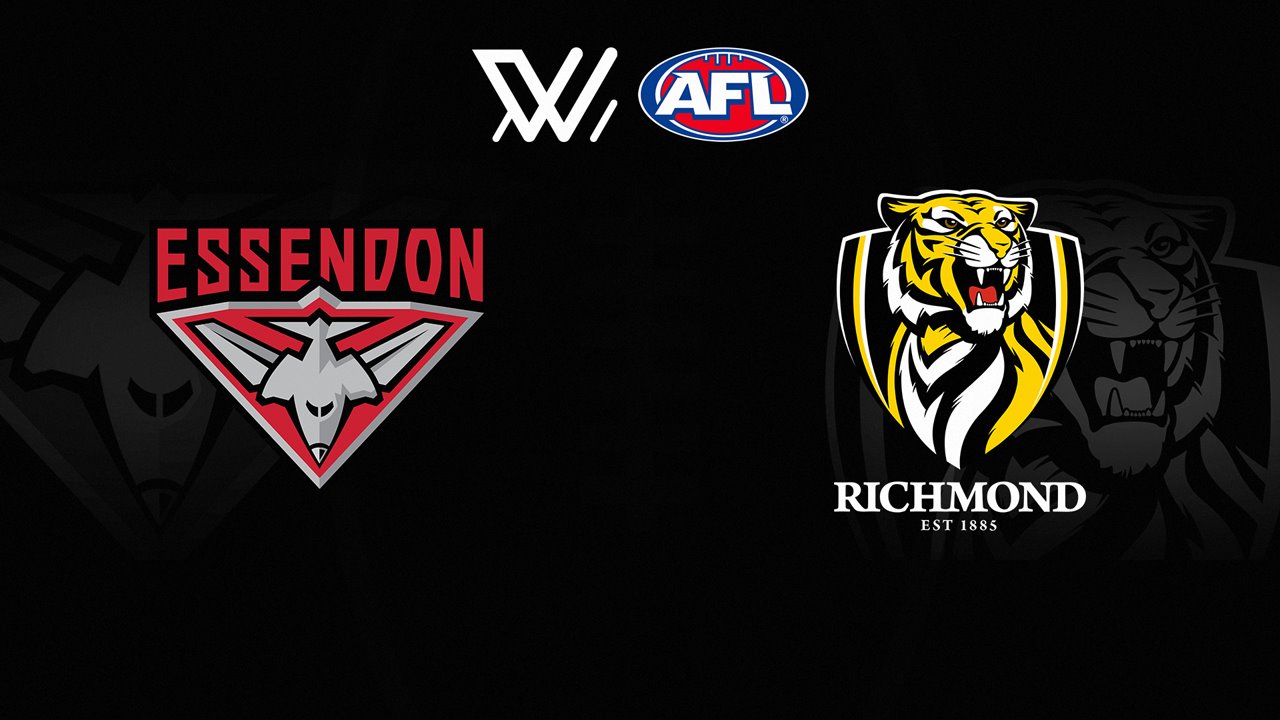 Essendon Bombers Women vs Richmond Tigers Women poster