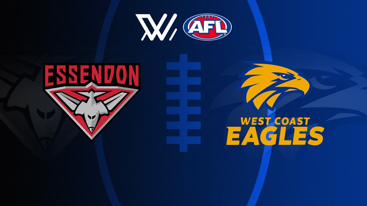Essendon Bombers Women vs West Coast Eagles Women poster