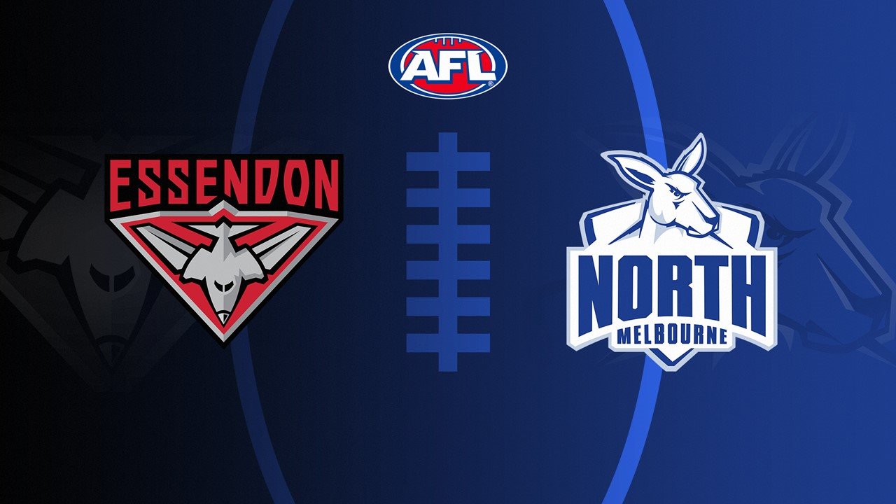 Essendon Football Club vs North Melbourne Football Club poster