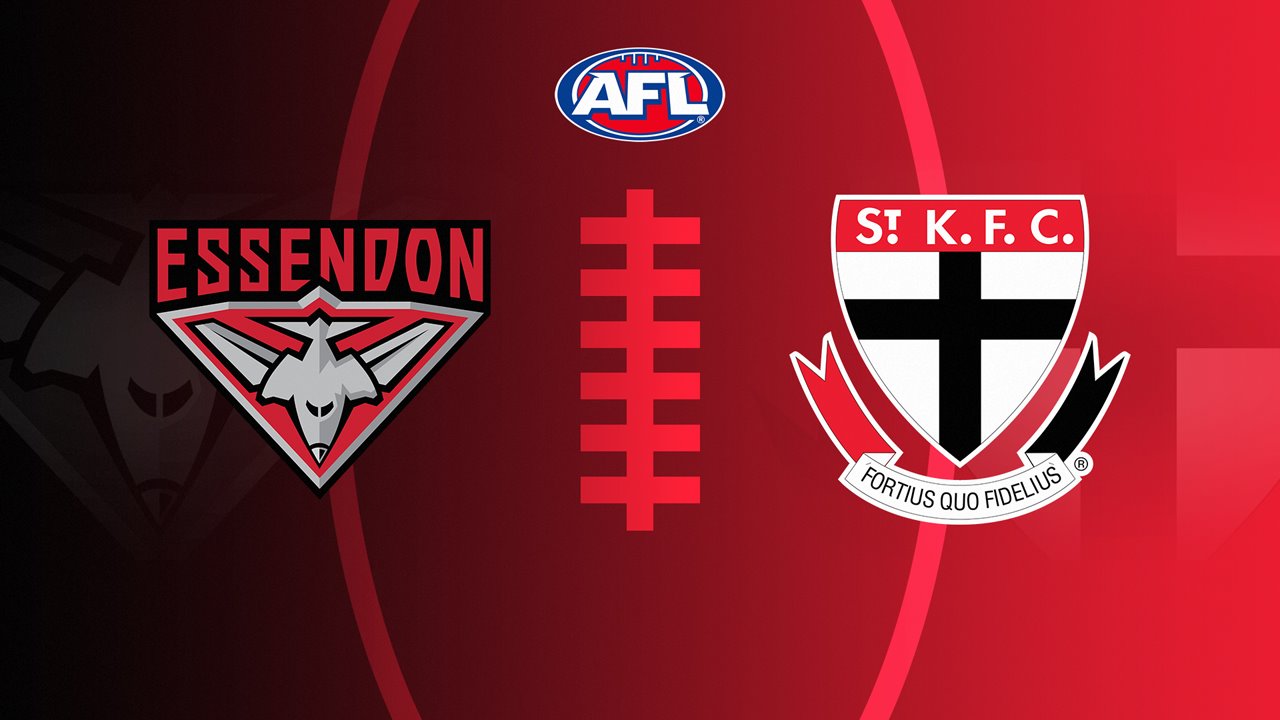 Essendon Football Club vs St Kilda Football Club poster
