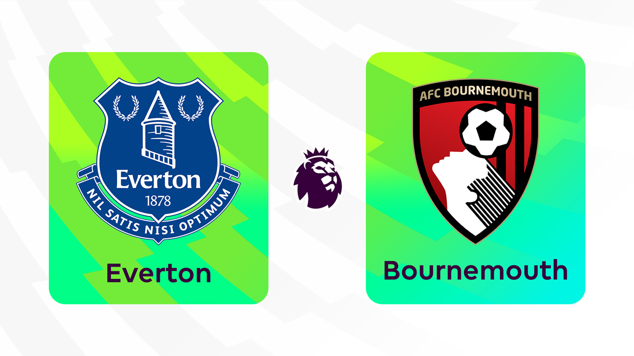 Everton vs Bournemouth poster
