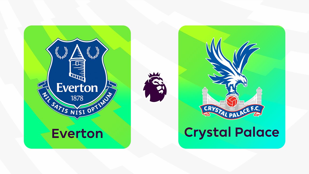Everton vs Crystal Palace poster