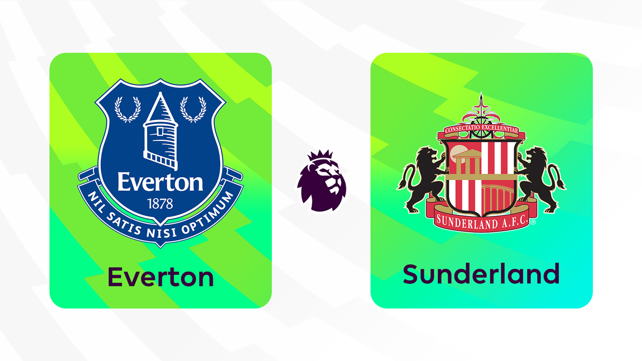 Everton vs Sunderland poster