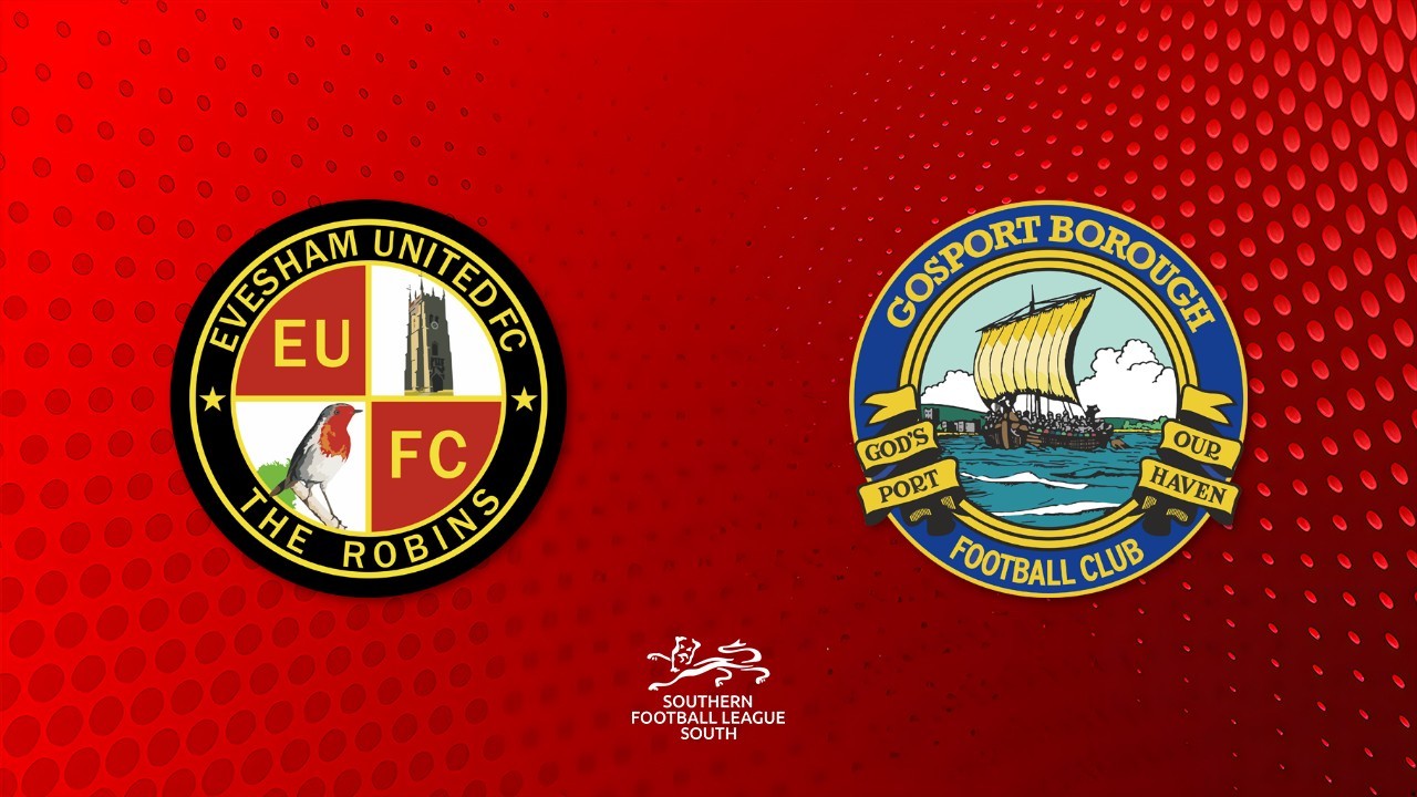 Evesham United vs Gosport Borough poster