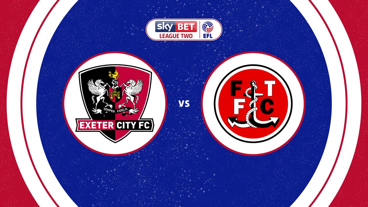 Exeter City vs Fleetwood Town poster