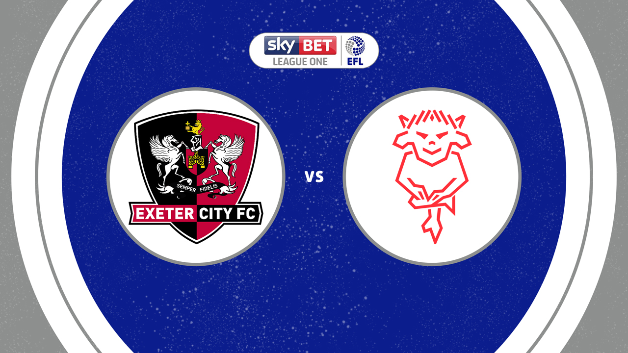 Exeter City vs Lincoln City poster