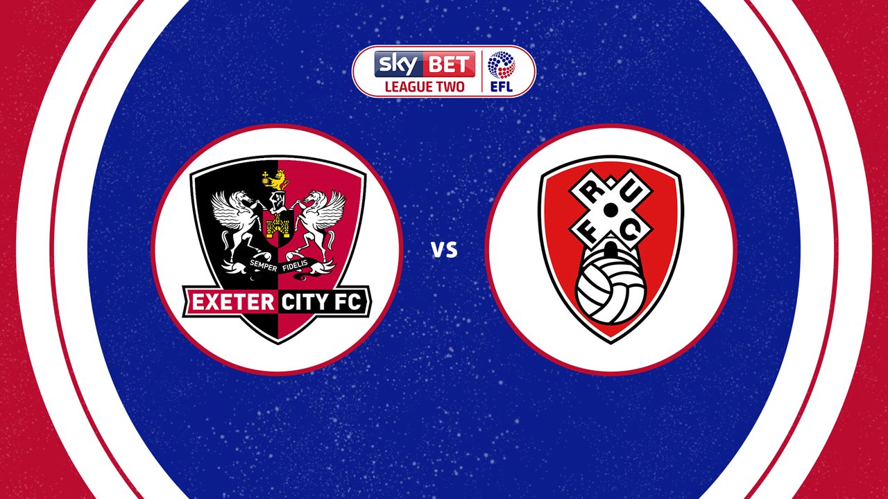 Exeter City vs Rotherham United poster