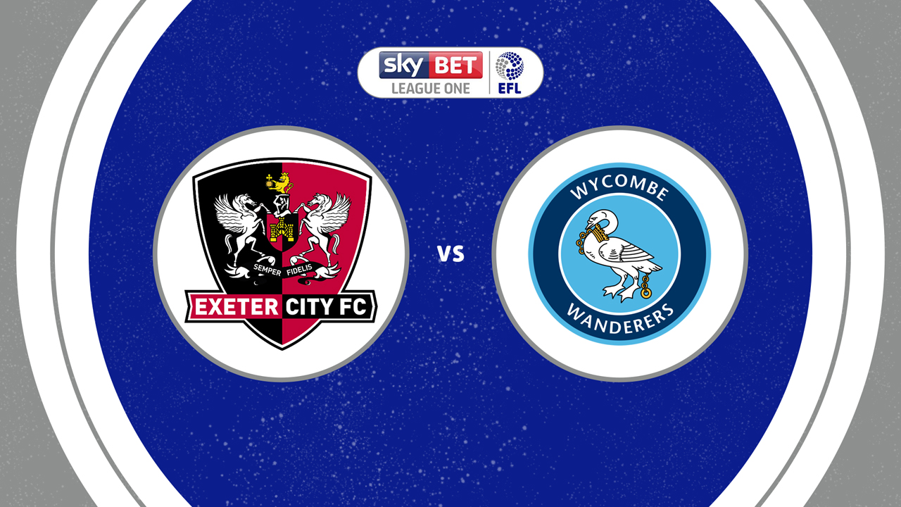 Exeter City vs Wycombe Wanderers poster