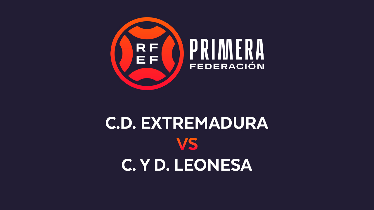 Extremadura vs Cultural Leonesa poster
