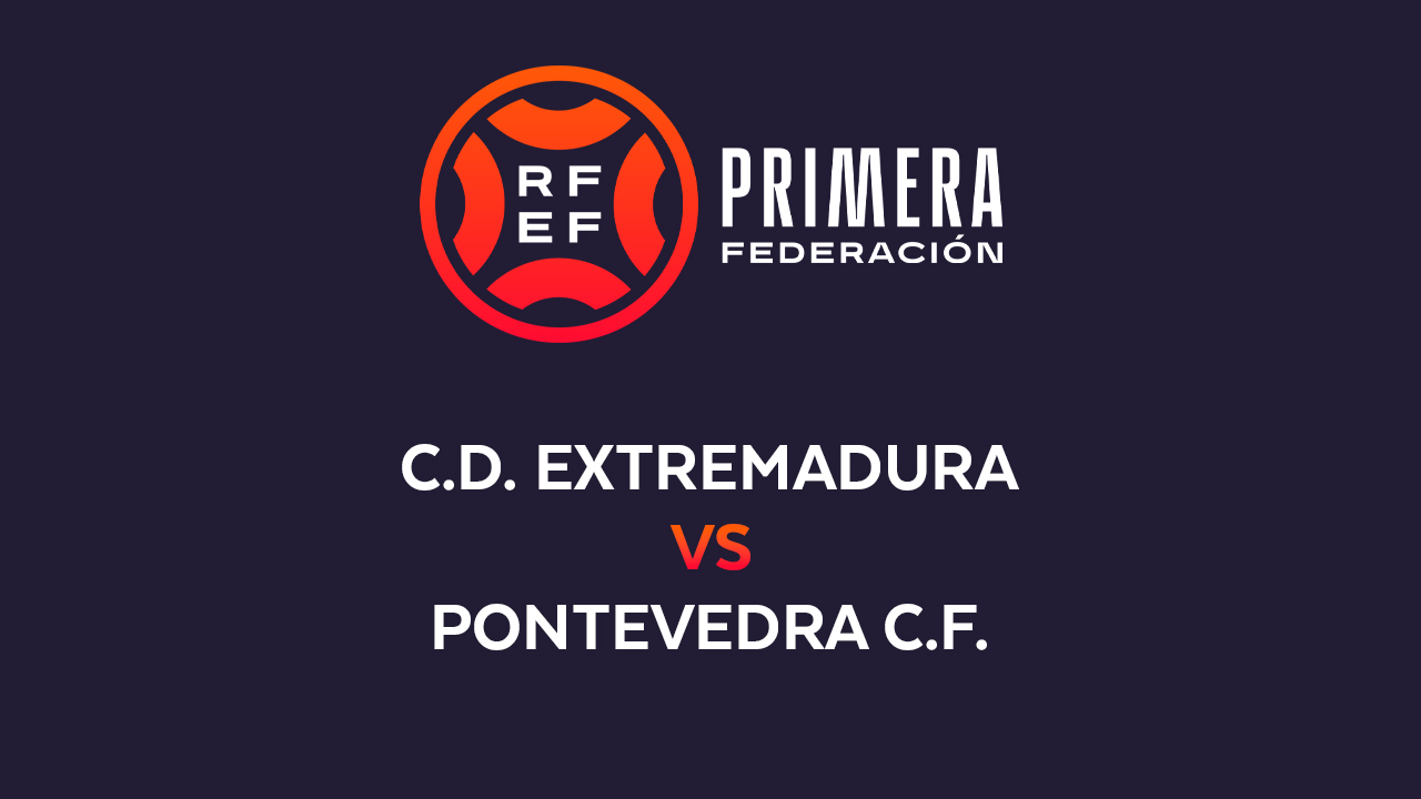 Extremadura vs Pontevedra poster