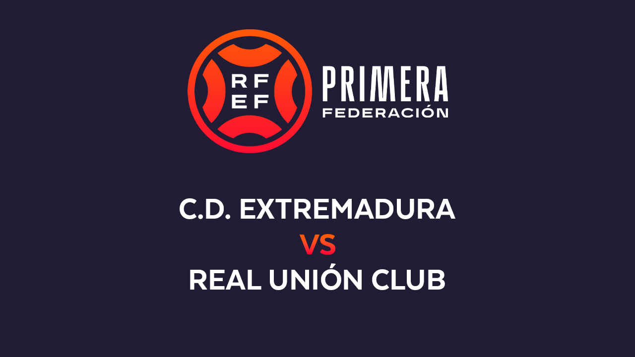 Extremadura vs Real Unión poster