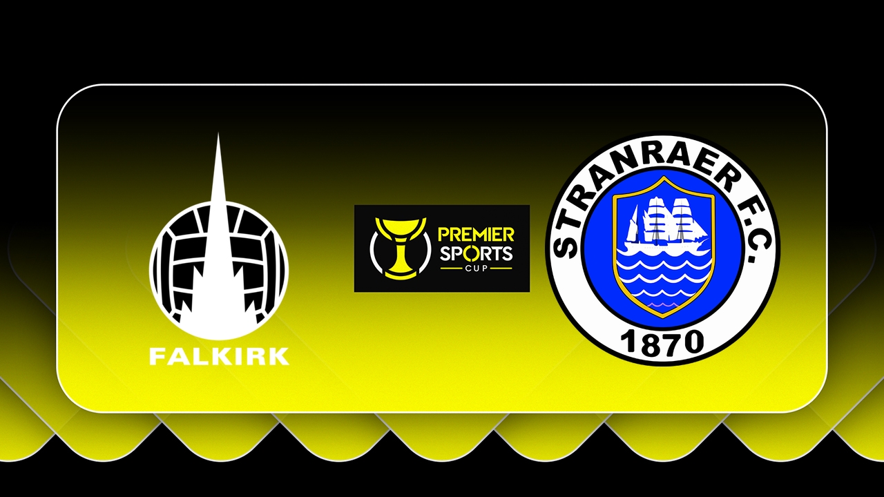 Falkirk vs Stranraer poster