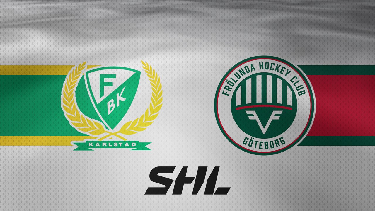 Färjestad BK vs Frölunda HC poster