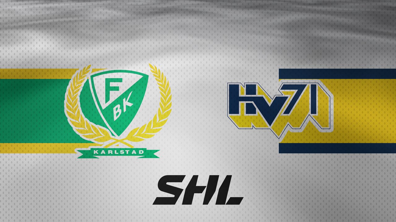 Färjestad BK vs HV71 poster