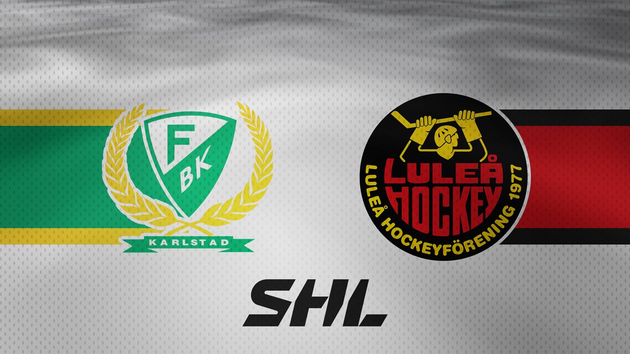 Färjestad BK vs Luleå HF poster