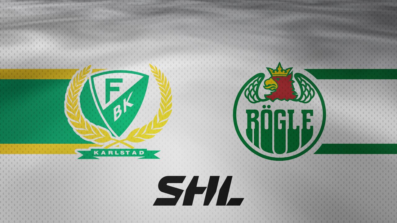 Färjestad BK vs Rögle BK poster