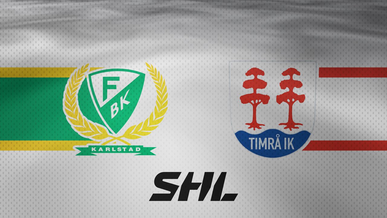Färjestad BK vs Timrå IK poster