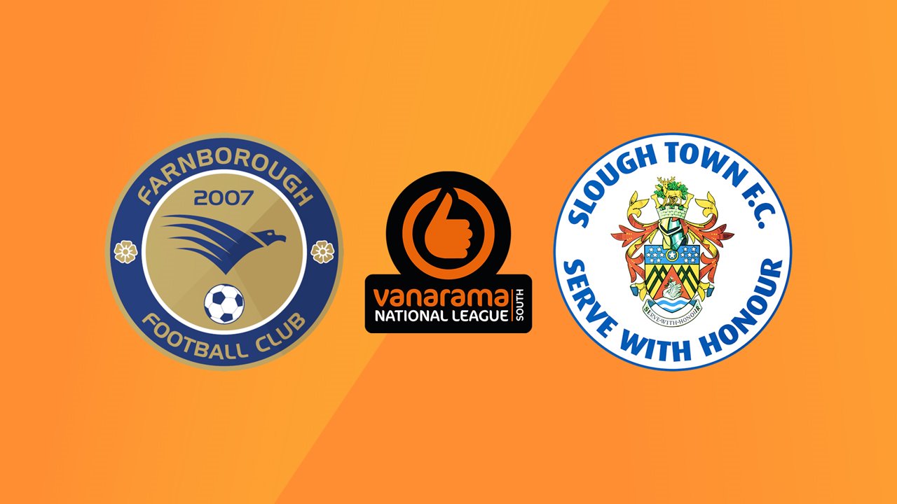 Farnborough vs Slough Town poster