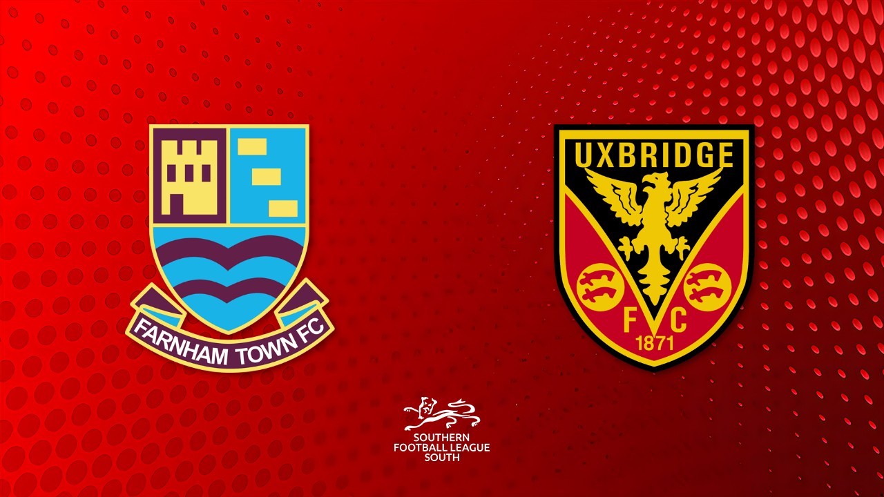 Farnham Town vs Uxbridge poster