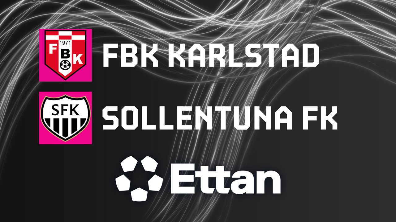 FBK Karlstad vs Sollentuna poster